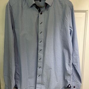 Genuine 100% Cotton Grateful Dead  Section 119 Mens Plaid Shirt- NEW